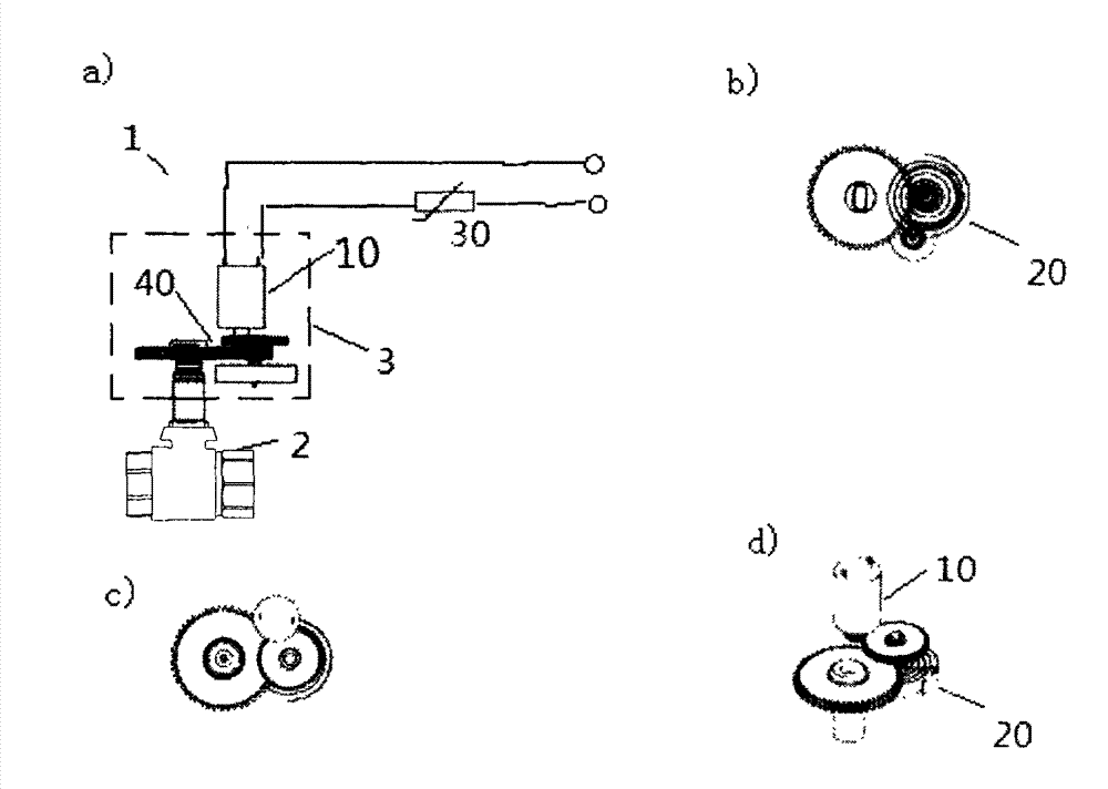 Automatic electric unblocking valve