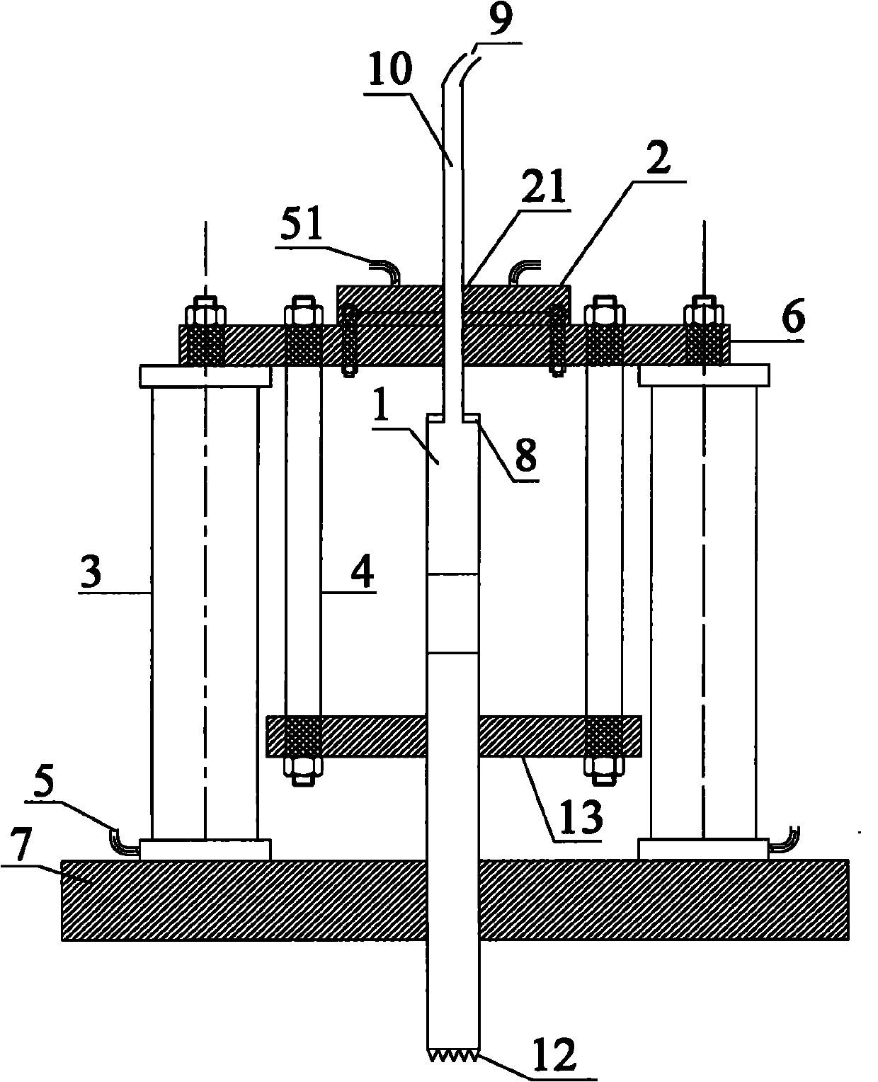 Cone penetration device and cone penetration testing method