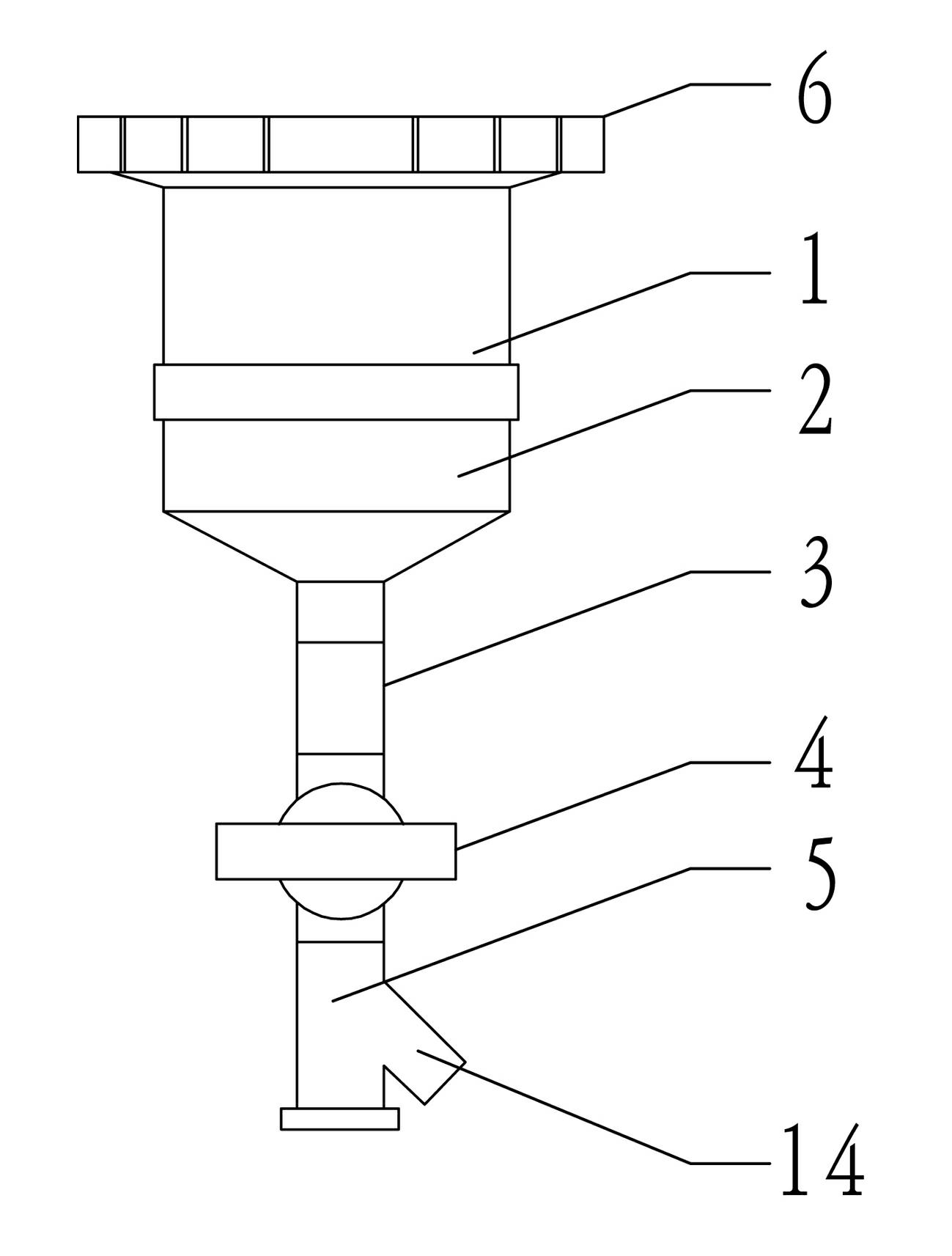 Plugging device for indoor water discharge pipe water filling test