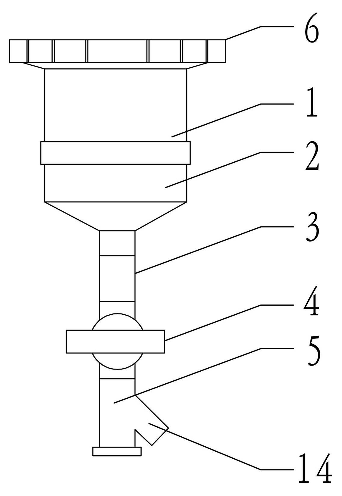 Plugging device for indoor water discharge pipe water filling test