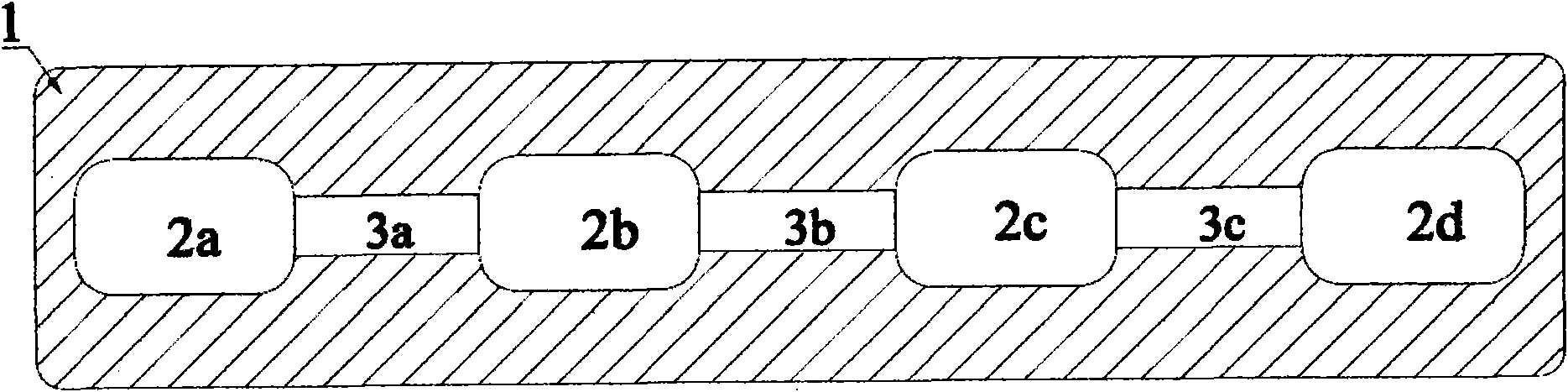 Intake manifold gasket device for engine