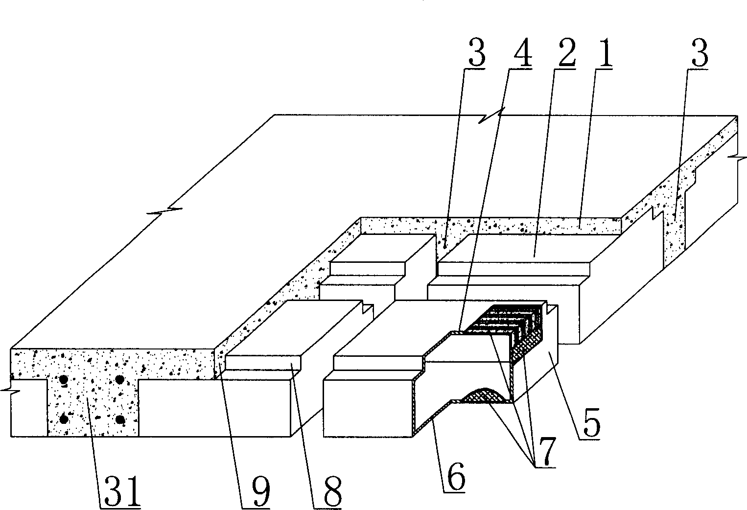 Cast-in-situ concrete hollow slab