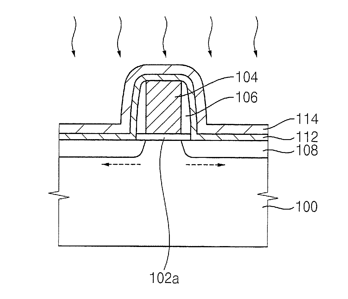 Methods of manufacturing mos transistors with strained channel regions