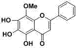 Application of 5,6,7,8- trihydroxy-8-methoxyflavone in preparing anti-hypoxic drug