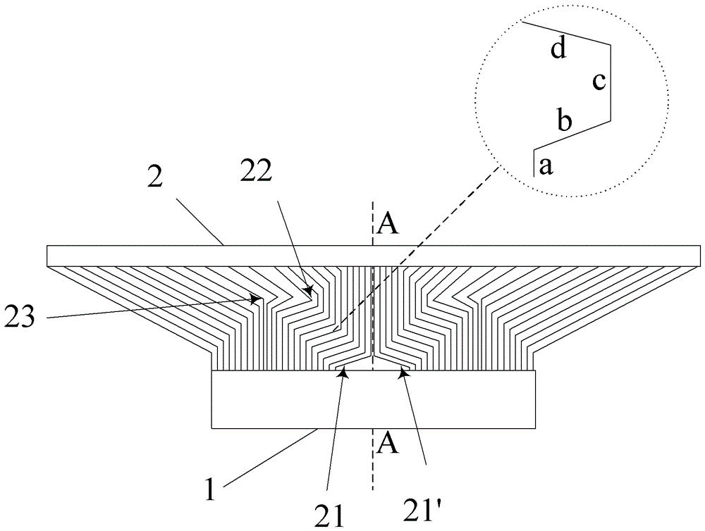 Fan-out line structure, display apparatus comprising same, and fan-out line wiring method