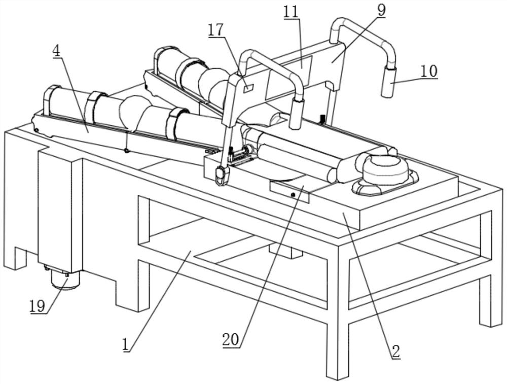 Exercise system for postpartum recovery of puerpera and use method of exercise system