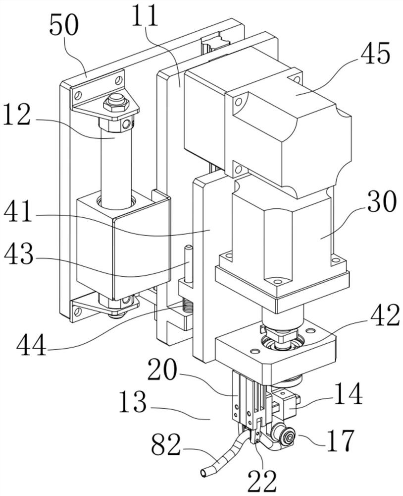 Automatic assembling device for flexible sealing ring
