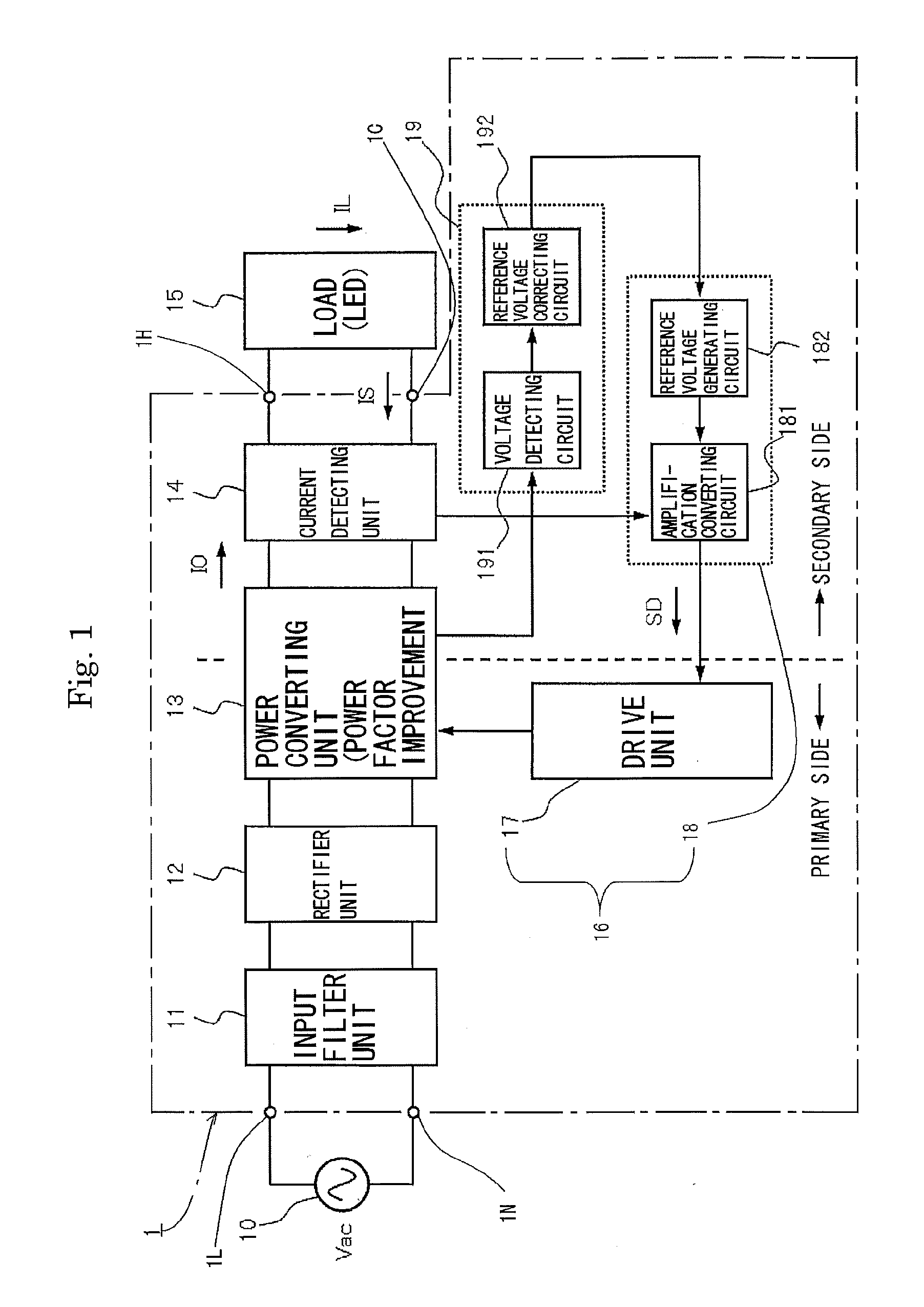Switching Power Supply Device and Light-Emitting Diode Lighting Device