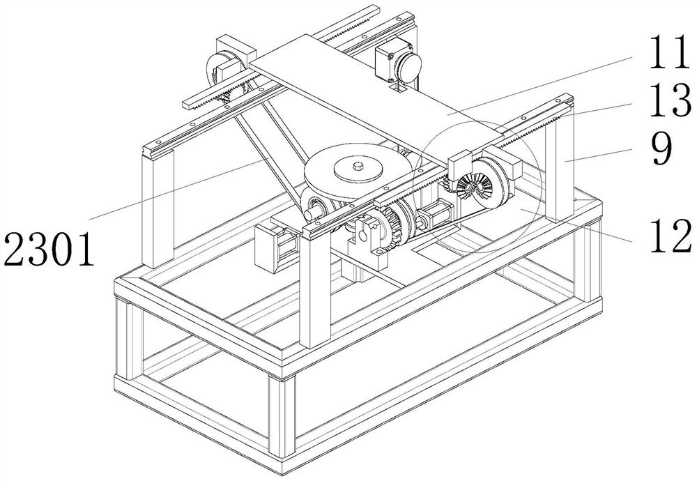 A kind of automatic processing device and working method of furniture circular plate
