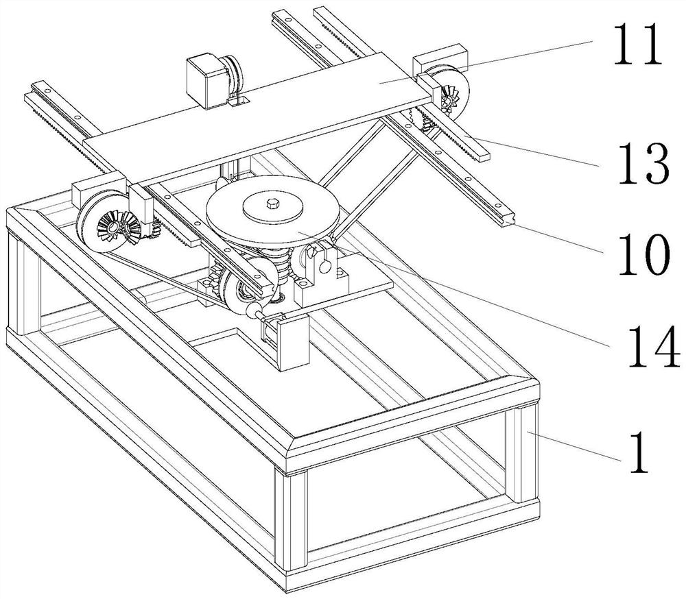 A kind of automatic processing device and working method of furniture circular plate
