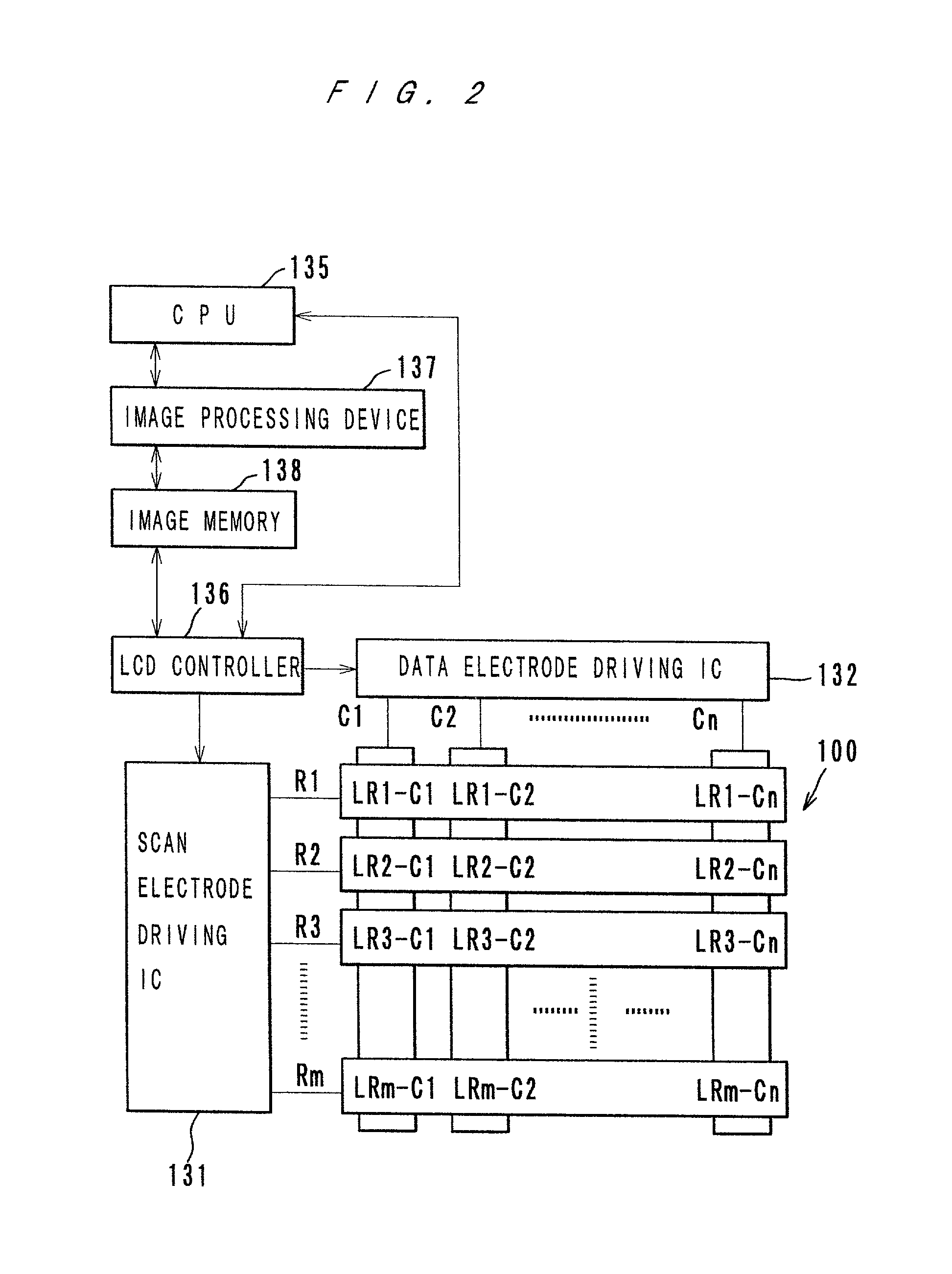 Liquid crystal display device and method for driving a liquid crystal display