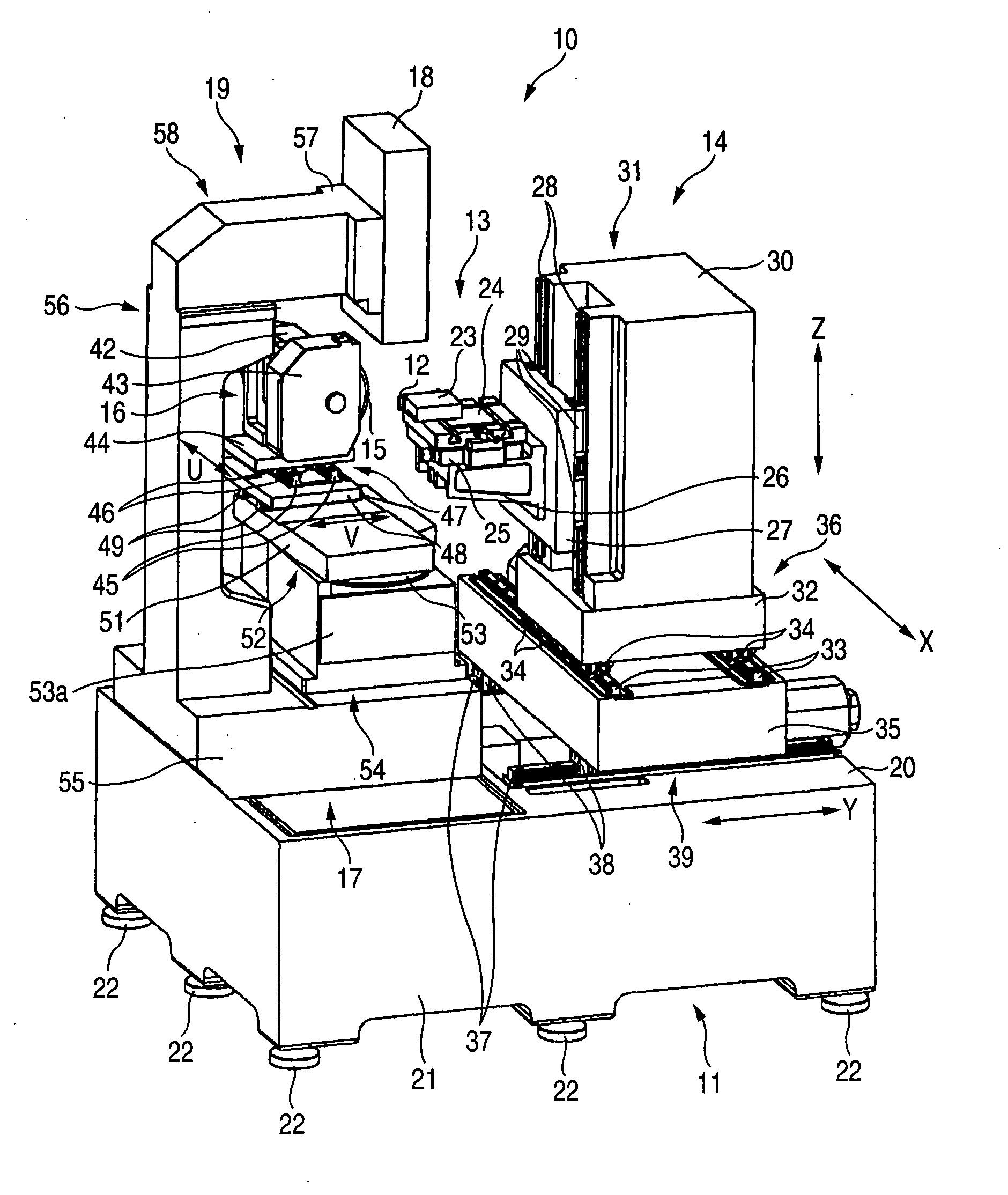 Profile grinding machine