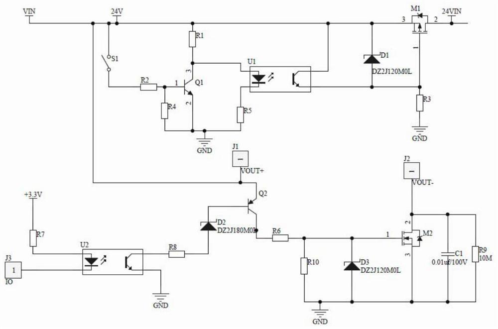 Switch and protection circuit for exoskeleton robot