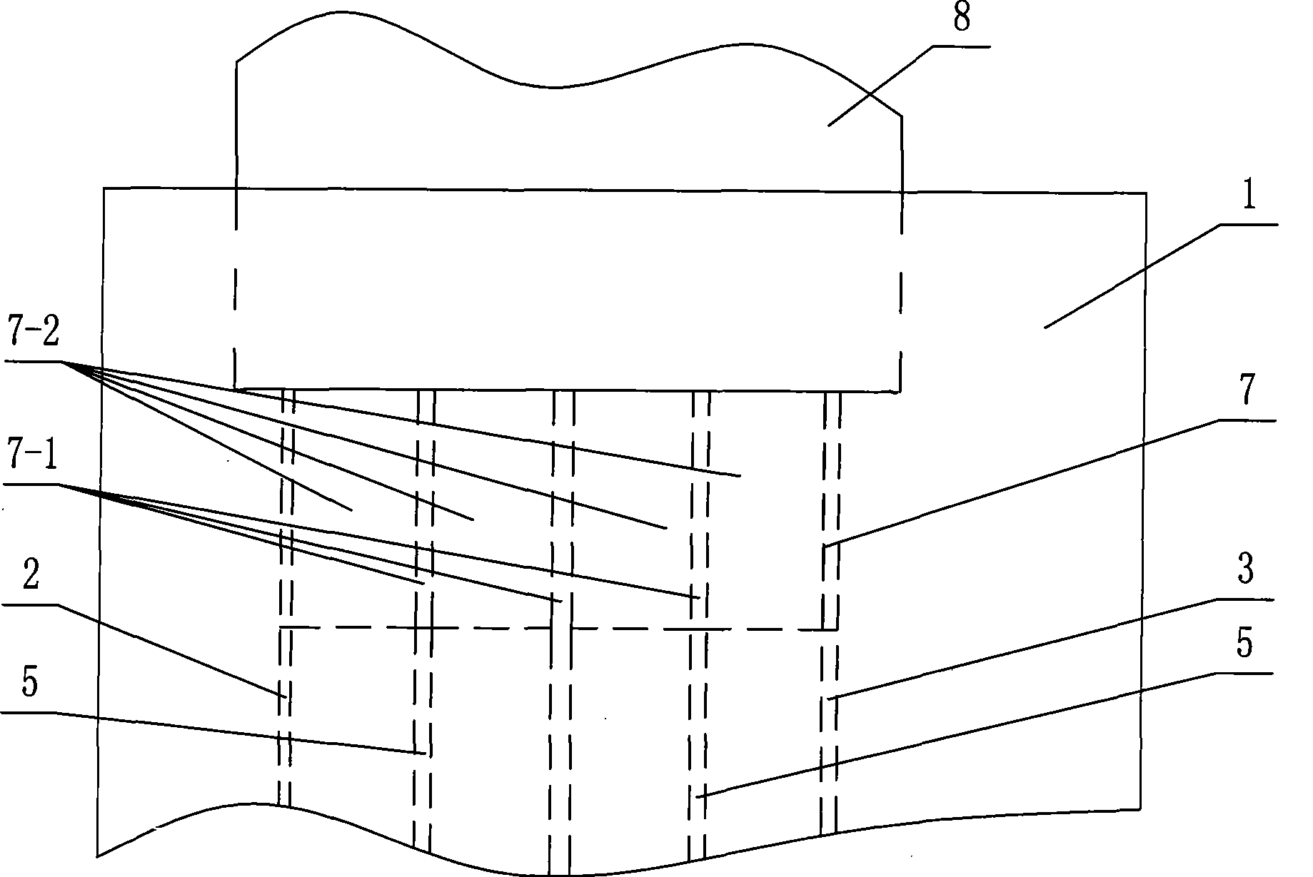 Wing with high intensity and high stiffness