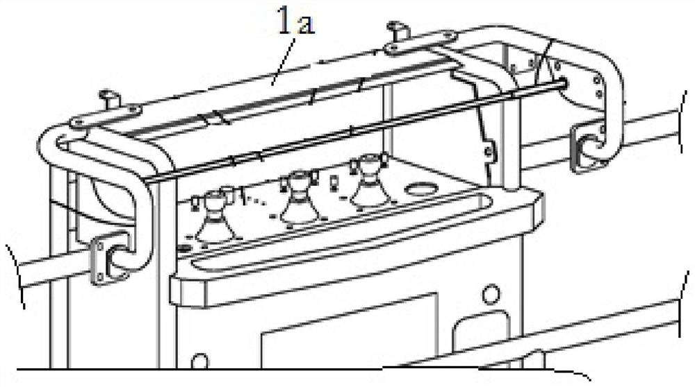 Protection box of control platform of aerial work platform and aerial work machine