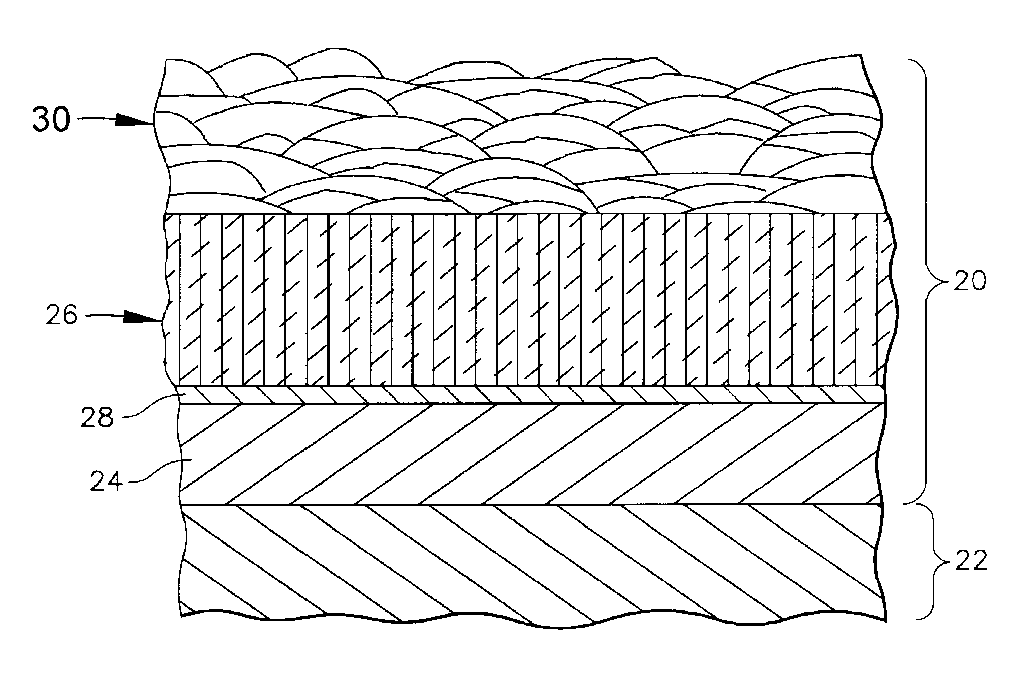 Thermal barrier coating system and process therefor