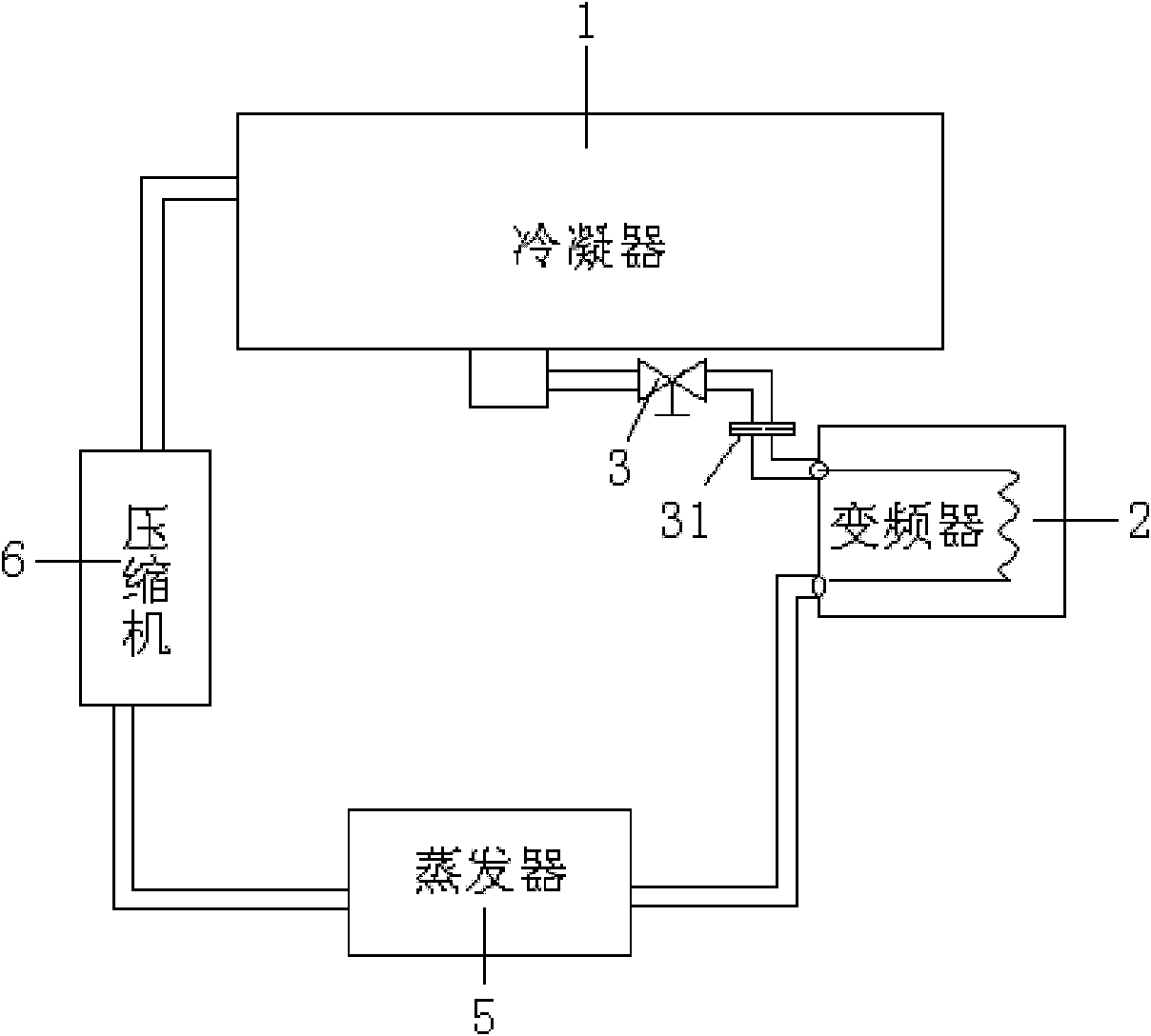Air conditioner, cooling system of air conditioner and cooling method