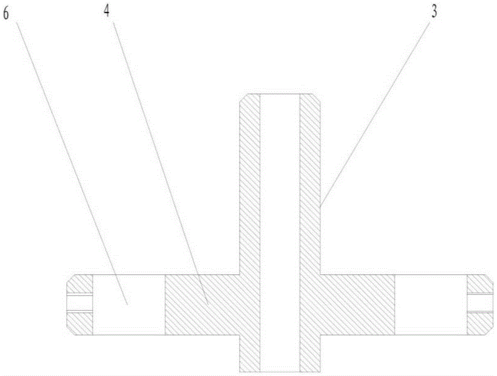 Nested cutting machining device for boron carbide material workpiece