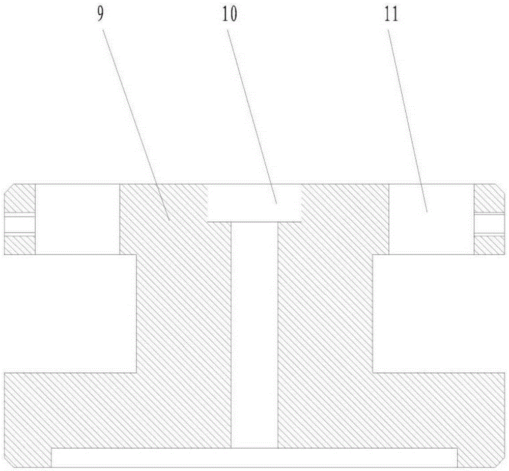 Nested cutting machining device for boron carbide material workpiece