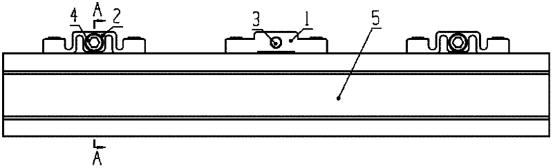 Fastening device for casing of linear encoder