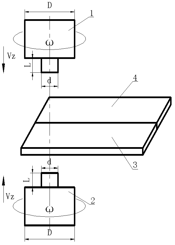 Double-side symmetric friction stir welding method