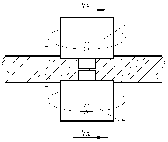 Double-side symmetric friction stir welding method
