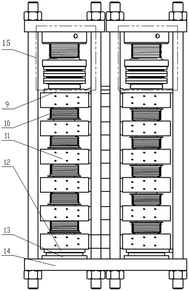 Jacking mechanism for thyristor valve