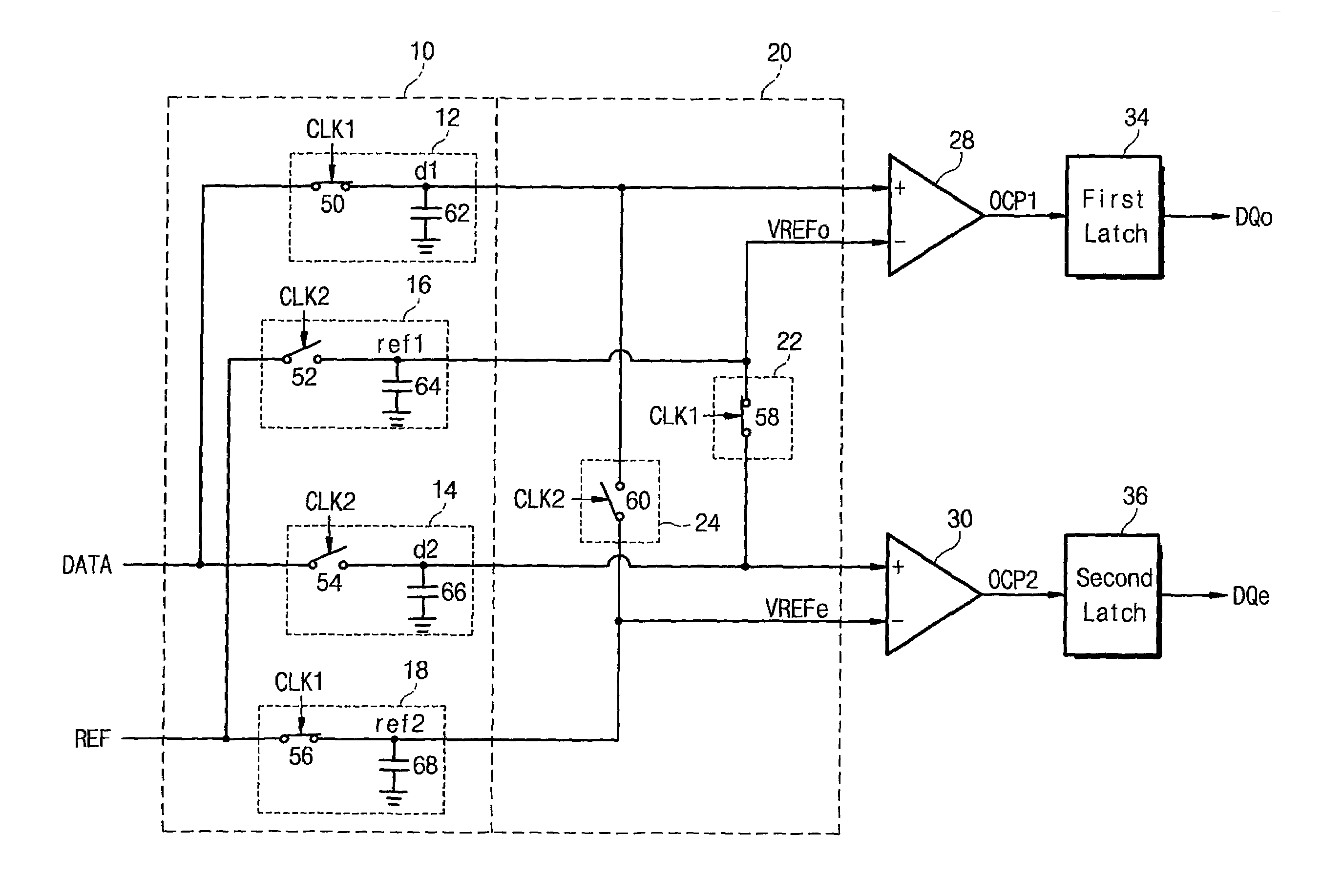 Signal receiver apparatus and method for detecting logic state represented by an input signal and semiconductor integrated circuit device having the same