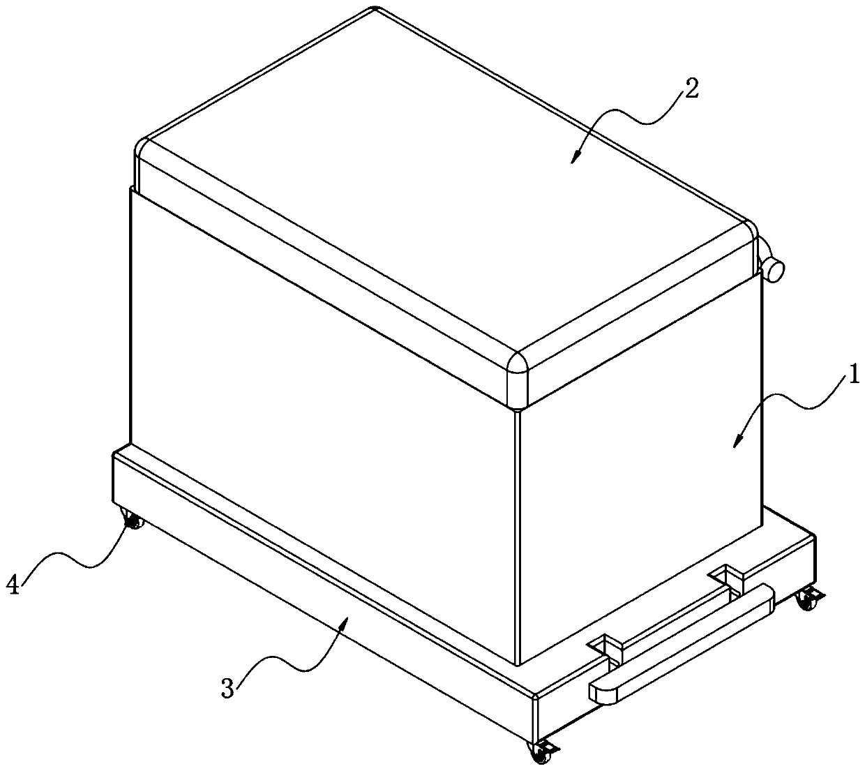 Intensive ocean engineering equipment storage box