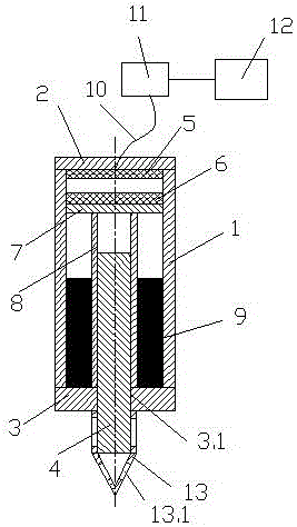 Soil humidity meter for field planting