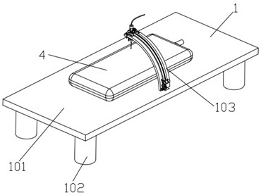 Lying type medical injection positioning system