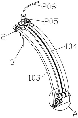 Lying type medical injection positioning system