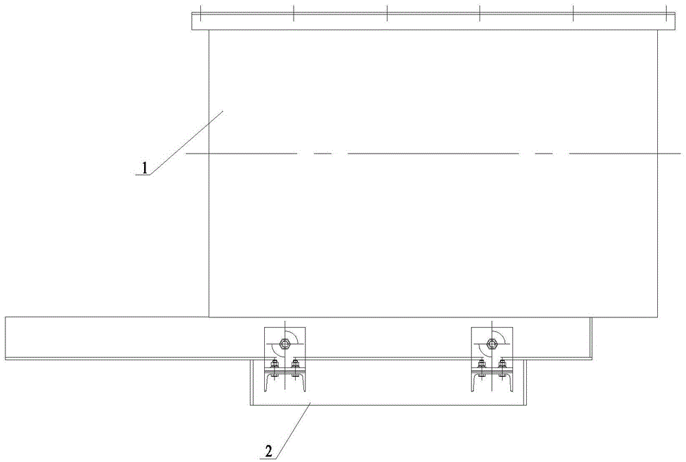 Mixer door adjustment device