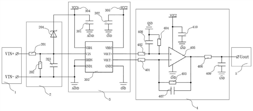 Precision voltage sampling circuit and sampling method