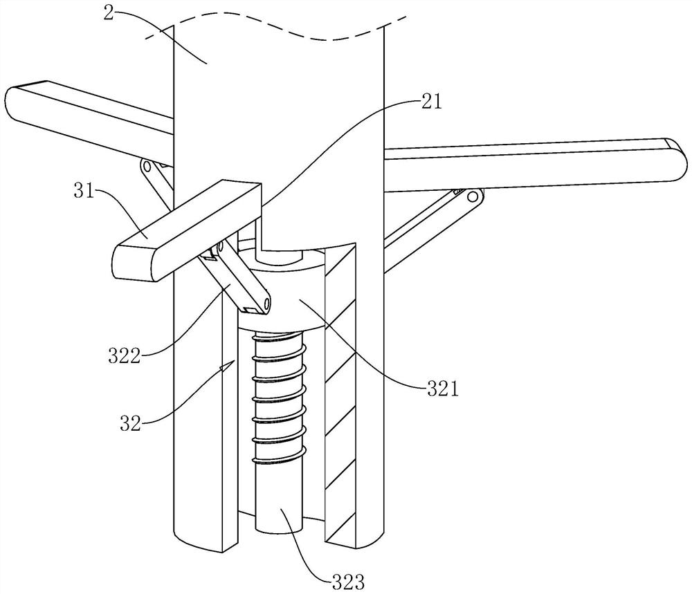 High-rise building floor thickness measuring device and measuring method