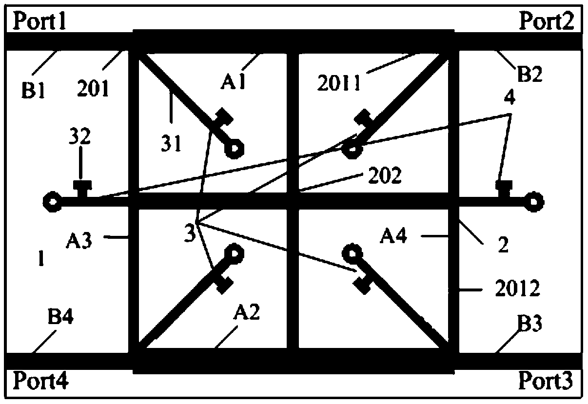 A Two-Dimensional Reconfigurable Orthogonal Coupler