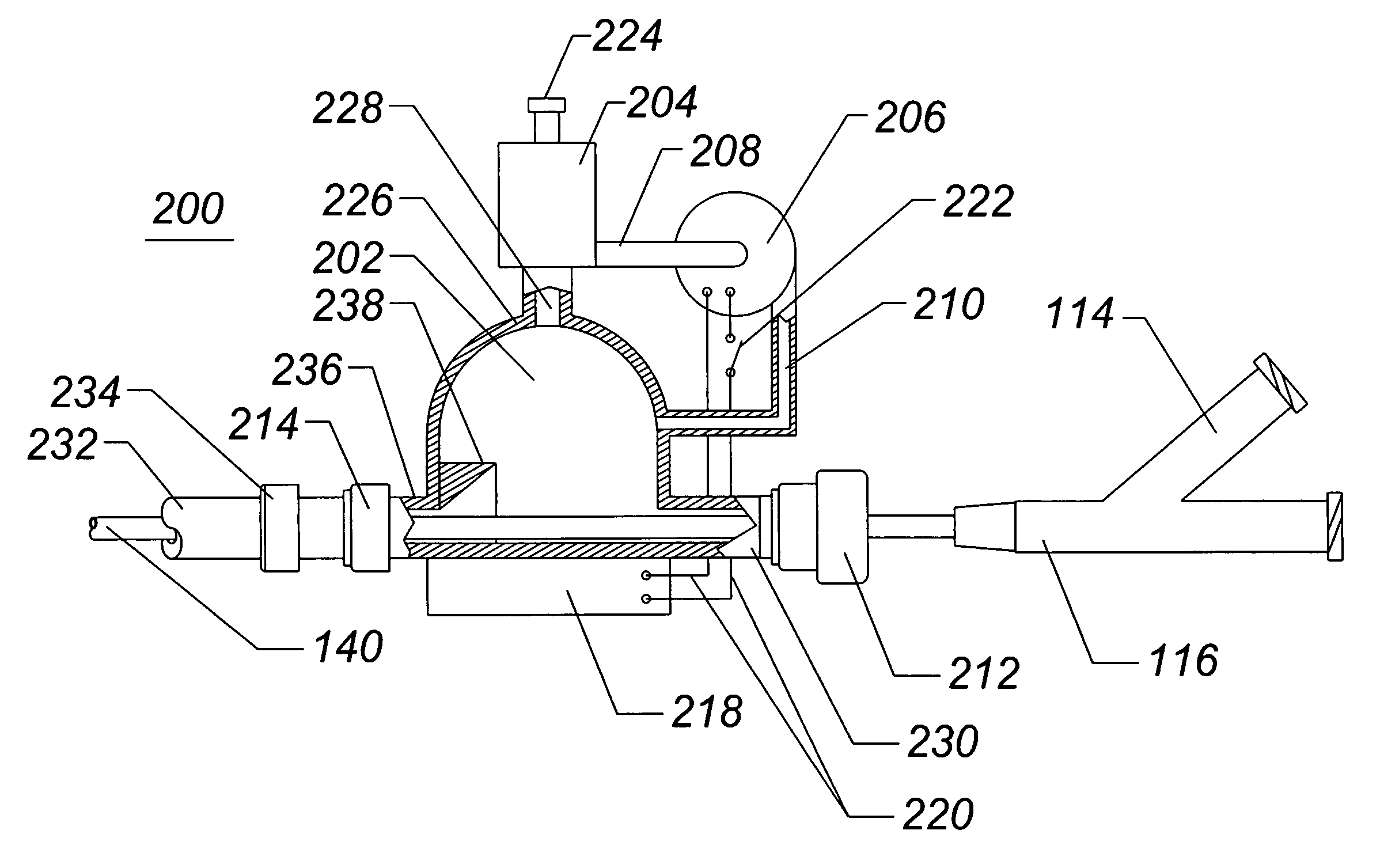 Method and apparatus for prevention of catheter air intake