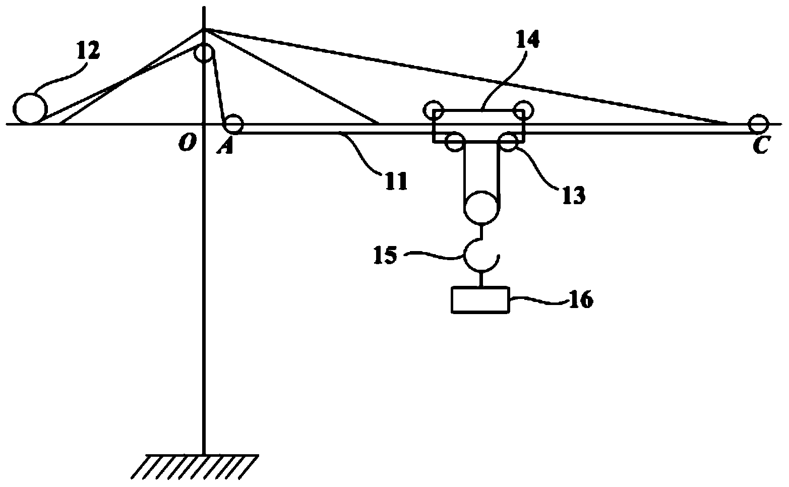 Height control method of tower crane lifting suspension hook, apparatus and system thereof, and tower crane