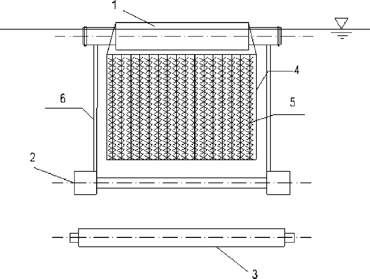 Combined type blast aeration system