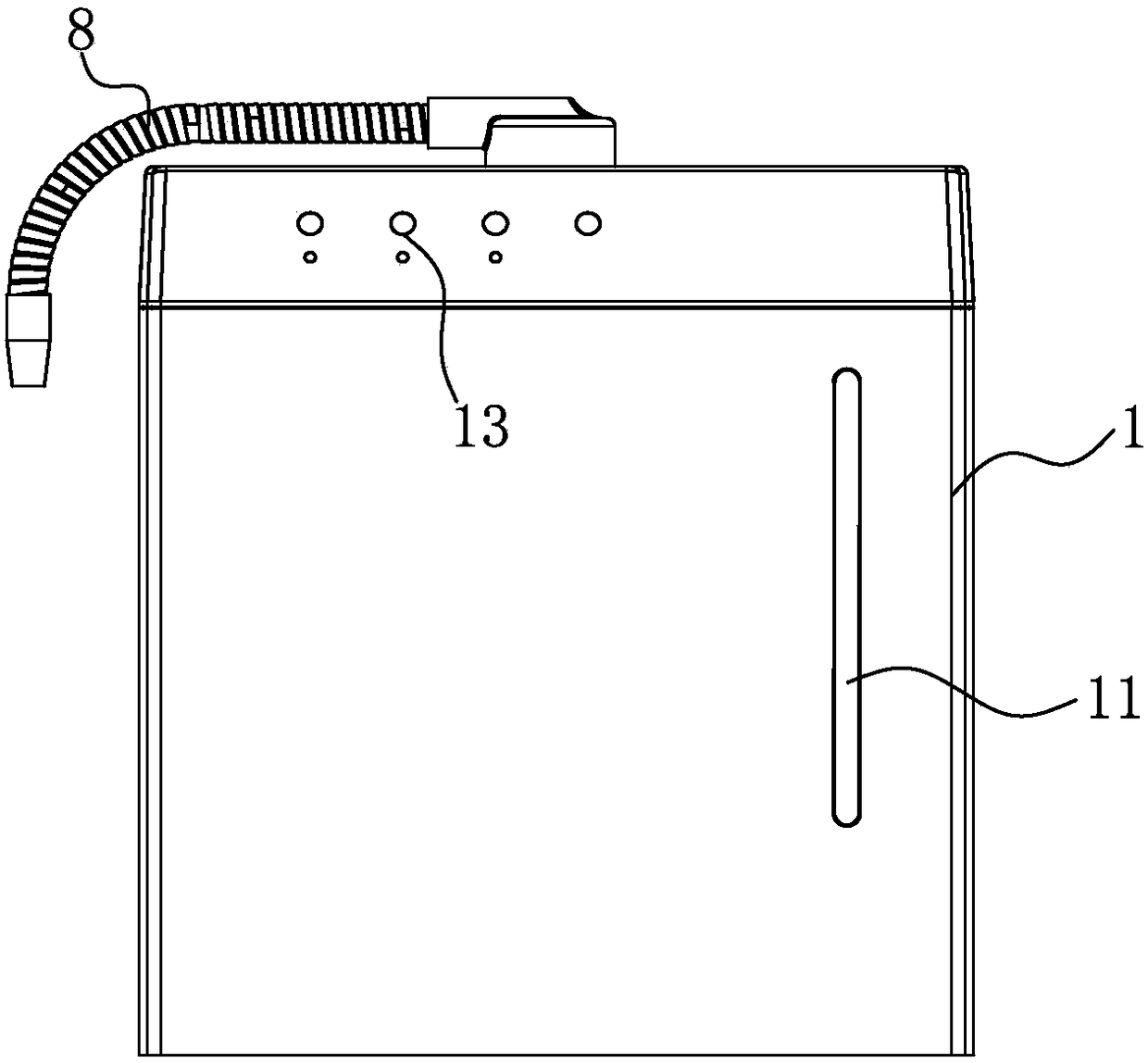 Equipment for preparing hypochlorous acid water