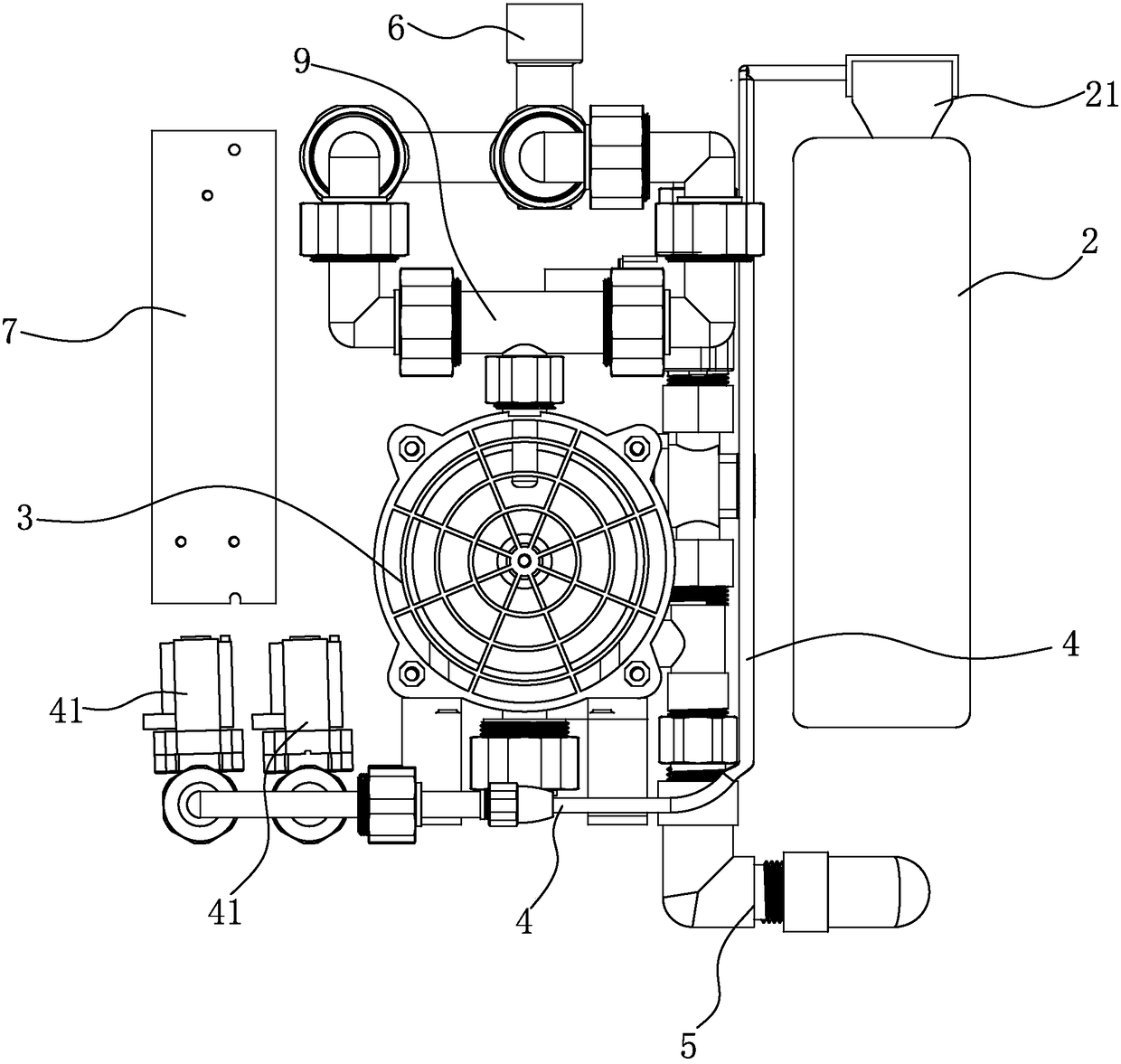 Equipment for preparing hypochlorous acid water