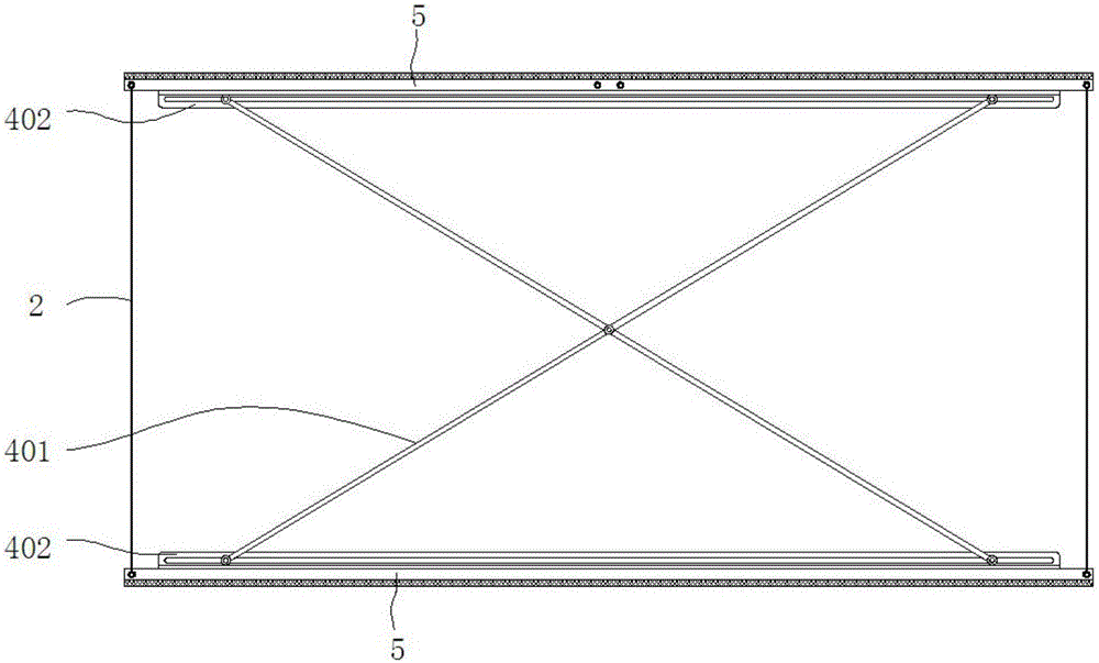 Folding netlike mandrel for cast-in-place hollow floor