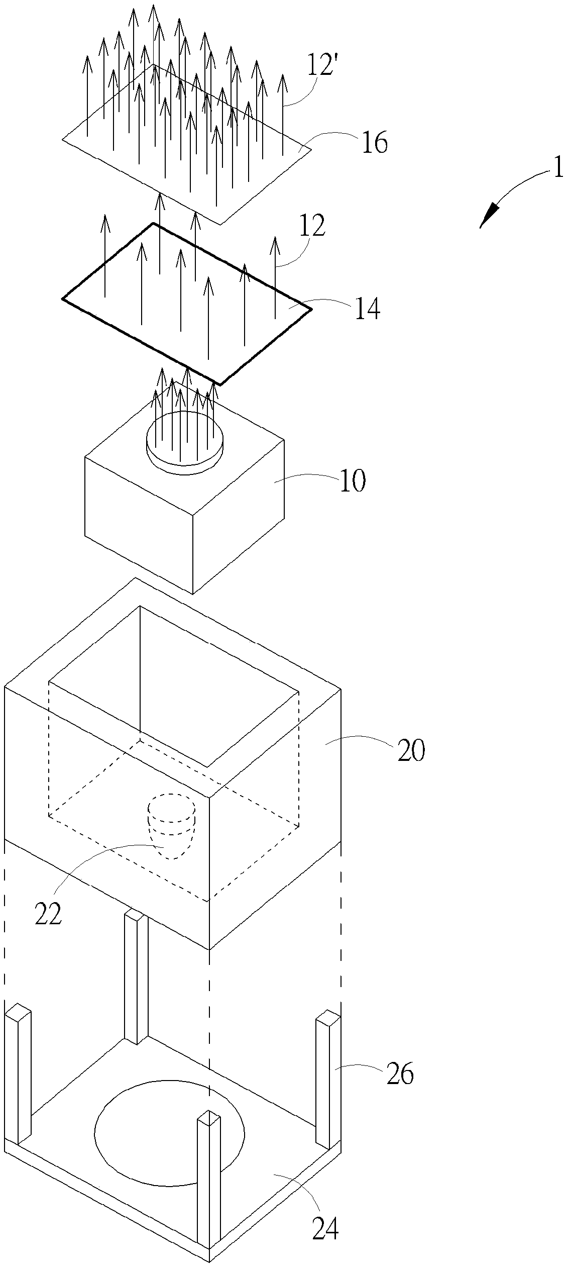 Dot projector structure and method for extracting image using dot projector structure
