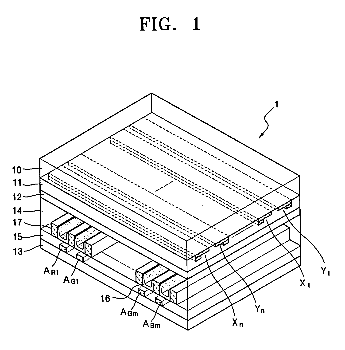 Discharge display apparatus minimizing addressing power and method of driving the same