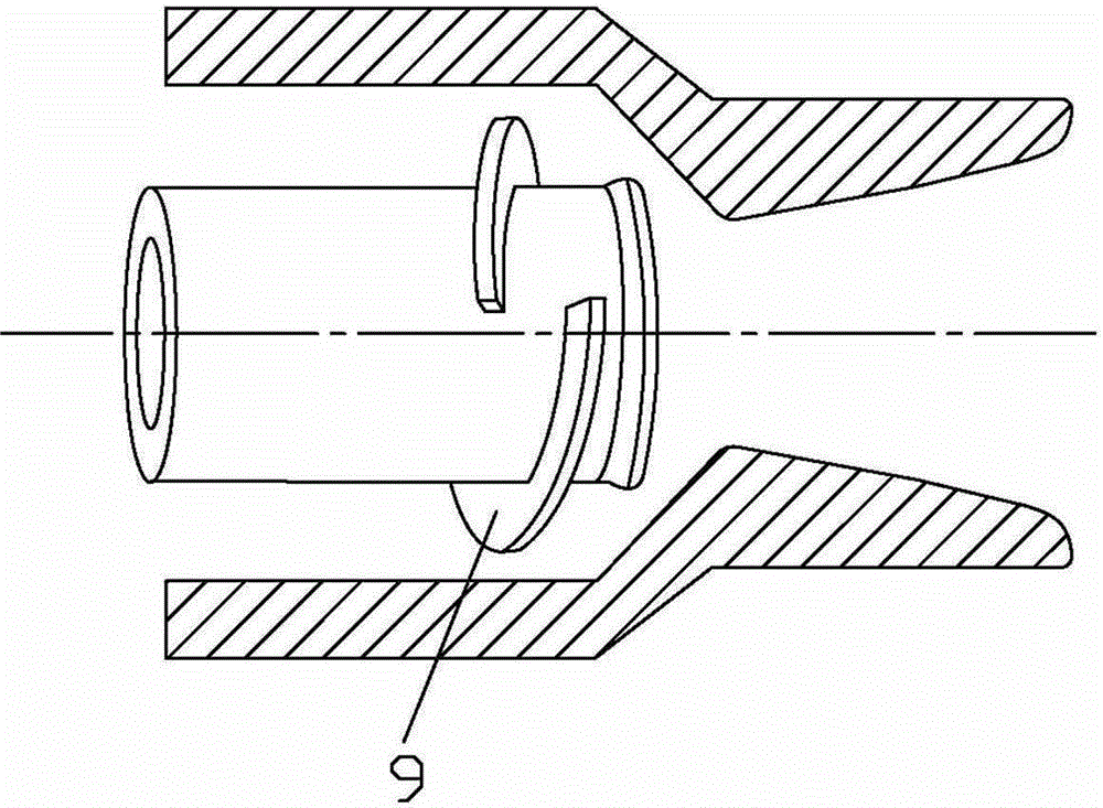 Cyclone energy separation type high voltage sf6 circuit breaker and its energy separation method