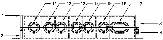 Insulating protection cover for three-phase meter connection wires