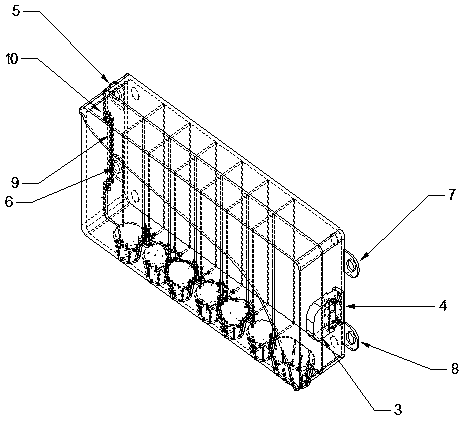 Insulating protection cover for three-phase meter connection wires