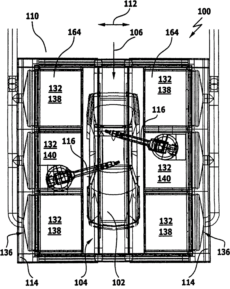 Device and method for separating wet paint overspray