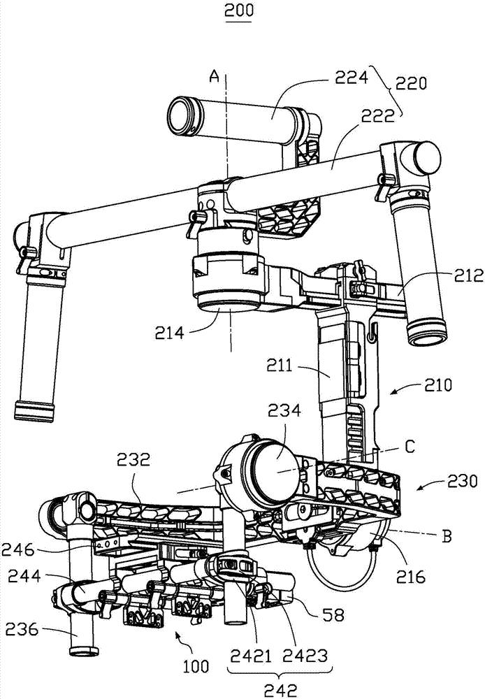 Counterweight assembly, and counterweight mechanism and holder employing same