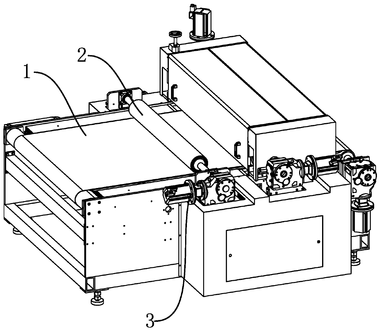 Roller coating device